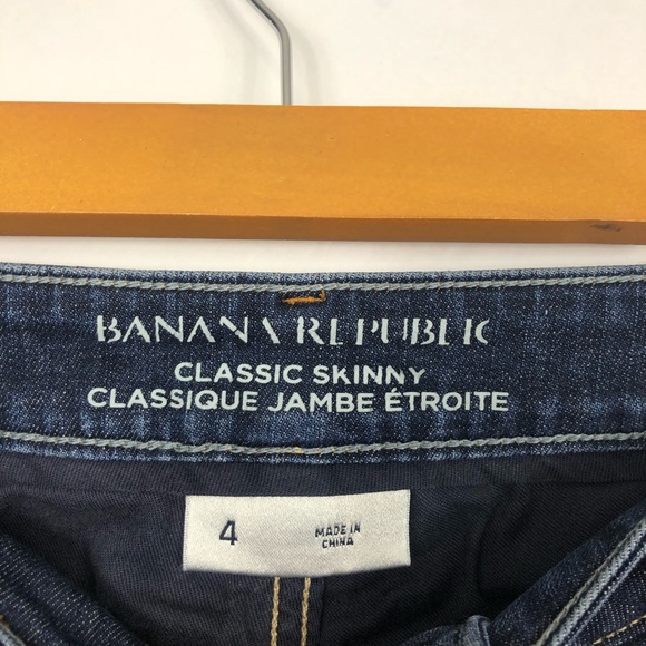 Banana Republic Mid-Rise Classic Skinny Jean Sz 4 - Picture 5 of 8